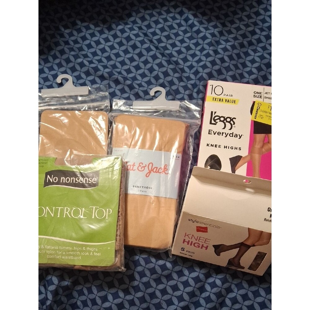 Hanes Assorted Nude & Beige Women's Knee Highs and Hosiery
